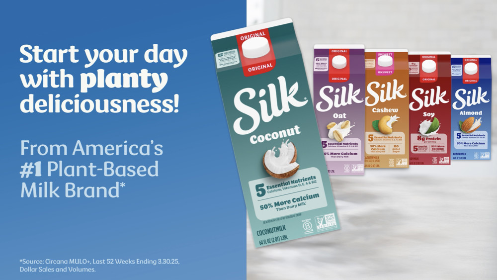 thumbnail video image 2 of Silk Dairy Free, Gluten Free, Unsweet Coconut Milk, Plant Based Milk Half Gallon, 64 fl oz, 2 of 15