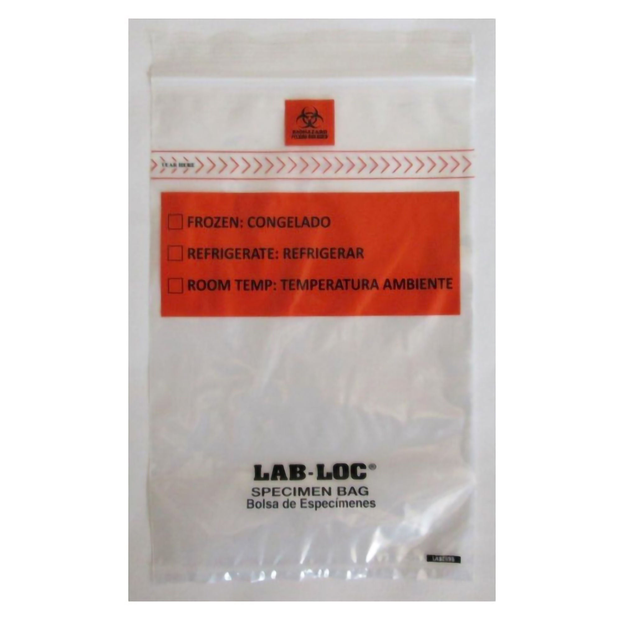 Elkay Plastics BAG, SPECIMEN BIO ZIP CLR 2MIL12X15" (100/PK 10PK/CS)
