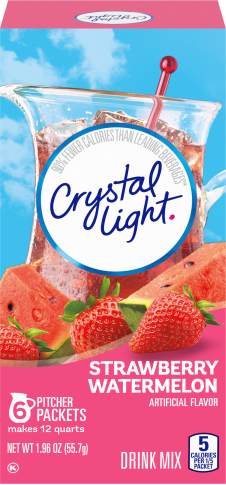 Crystallight More Products - Crystal Light Multiserve Strawberry Watermelon Drink Mix 1.96 oz Packet