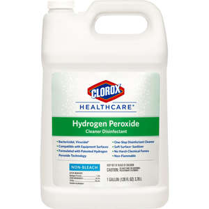 CLO30829, Clorox, Disinf Hydrogen Peroxide Unscented 4Cs