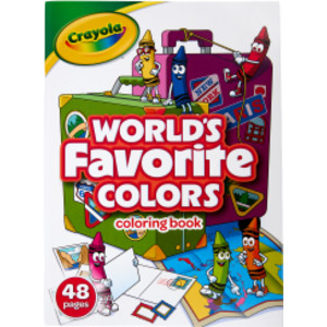 World's Favorite Colors Coloring Book, 48 Pages
