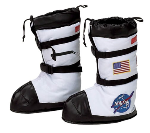 Aeromax Astronaut Boots - White (Large)