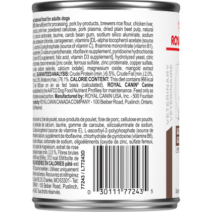 Royal Canin Veterinary Diet Canine Gastrointestinal Moderate Calorie Canned Dog Food