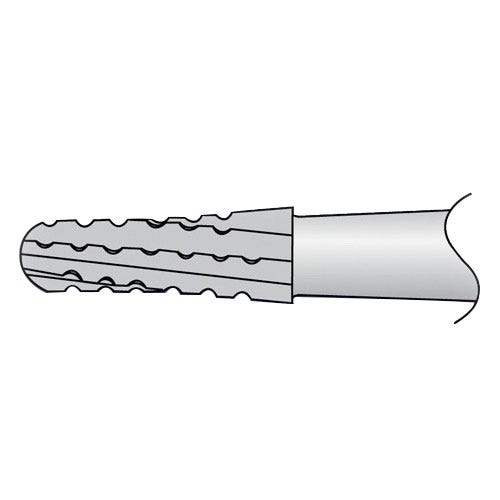 Carbide Bur, #1703 Taper/Round End Cross Cut, Friction Grip Surgical Length (25mm), Non-Sterile - 5/Box