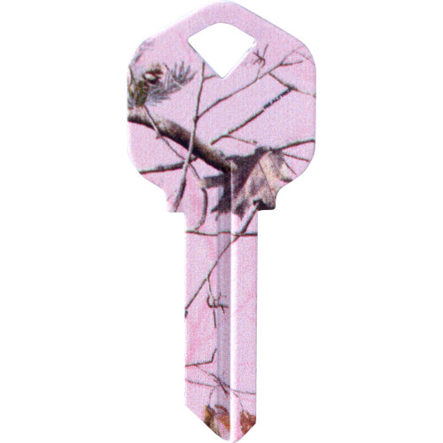 Xtra Pink Camo Kwikset Key Blank
