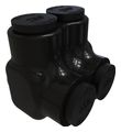 Mechanical Split Bolts and Taps Plastisol 2 Port 250 kcmil to 6 AWG
