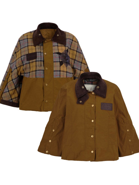 Barbour x ERDEM Reversible Clover Showerproof Trapeze Jacket Barbour x ERDEM Reversible Clover Showerproof Trapeze Jacket