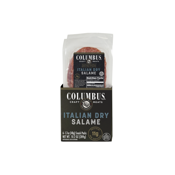 Columbus(r) Italian Dry Salami sleeve . C1RM - Front Right Open Case (Hi Res)