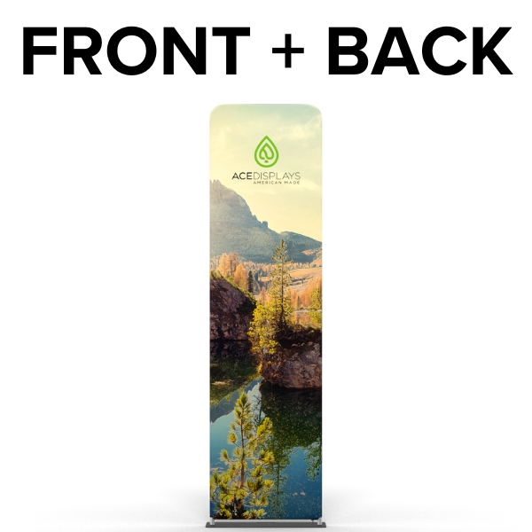 24in W x 90in H Double-Sided Graphic