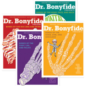 4 Book Set: Dr. Bonyfide Presents 206 Bones of the Human Body