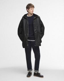 Barbour for Margaret Howell Waxed Parka Black