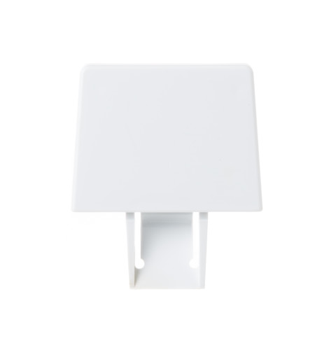Refrigerator door end cap