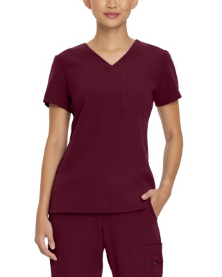 White Cross V-Tess 794 Women&#8216;s 1-Pocket Fade Resistant Scrub Top - WSL-White Cross