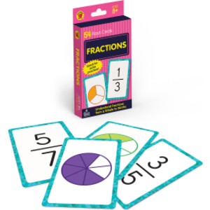 Fractions Flash Cards, 54 Cards