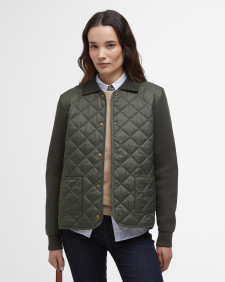Hollies Quilted Jumper Olive