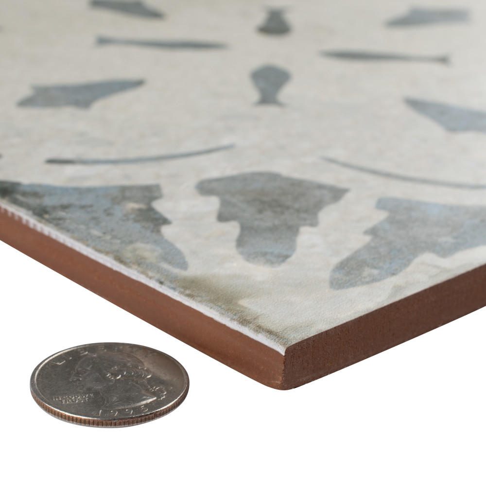 Kings Aurora Blue 17-5/8 in. x 17-5/8 in. Ceramic Floor and Wall Tile