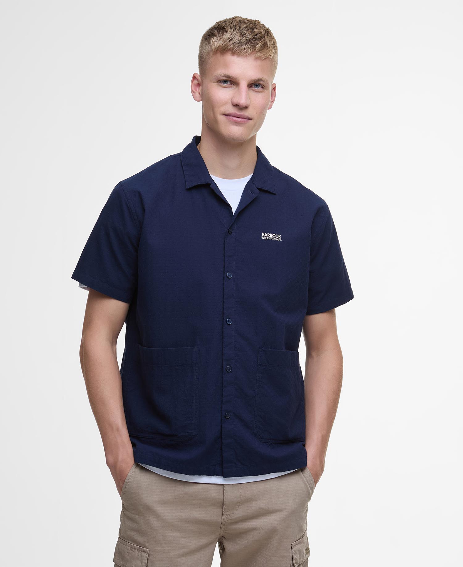 Checkerboard Short-Sleeved Shirt image number 0