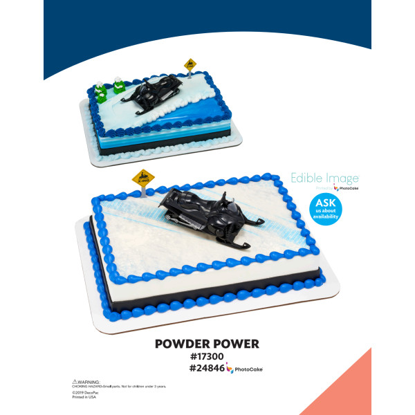 Powder Power The Magic of Cakes® PhotoCake® Enhanced Background and Icing Page