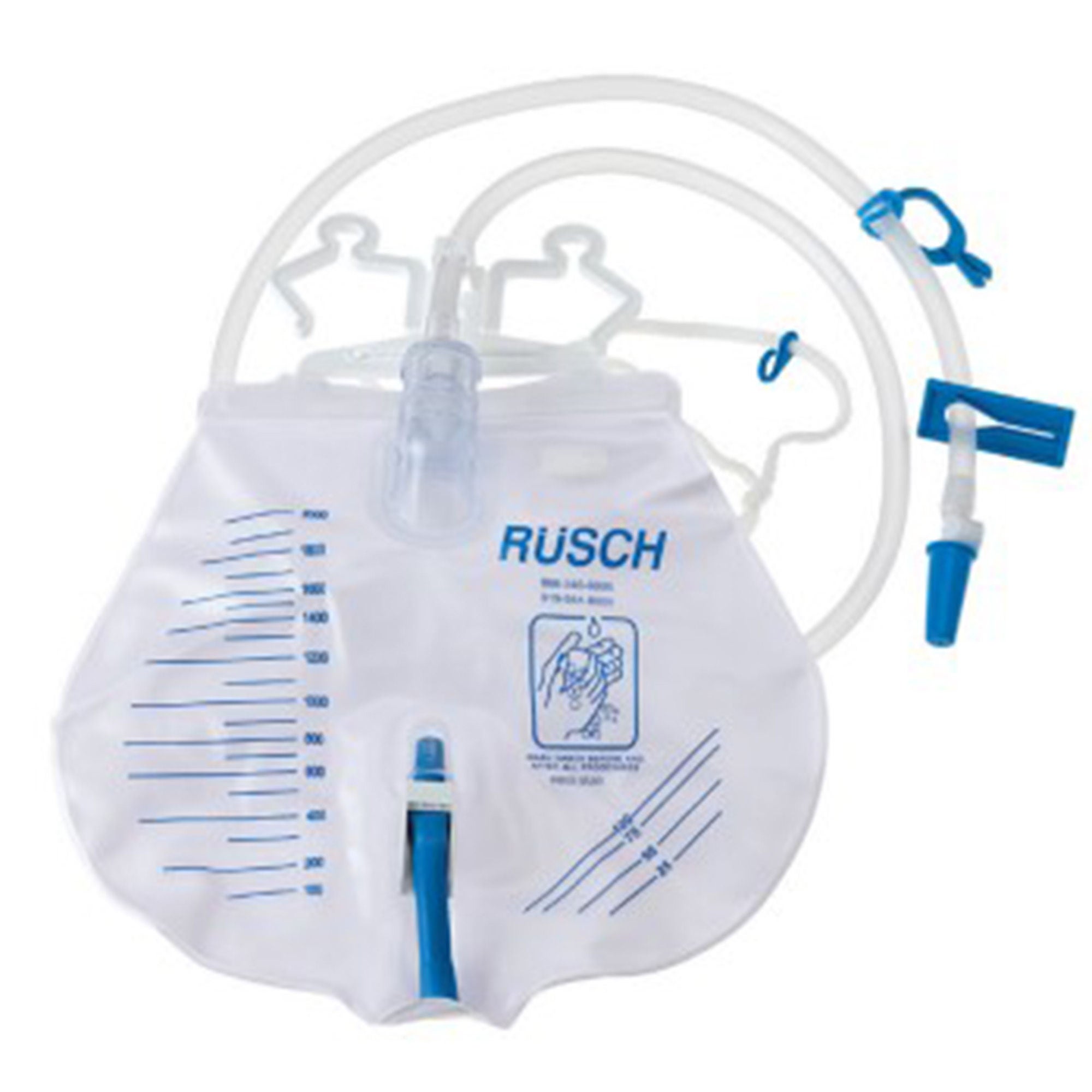Rusch® Premium Urinary Drain Bag, 2,000 mL