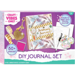 Good Vibes Journal DIY Set, 50+ Pieces
