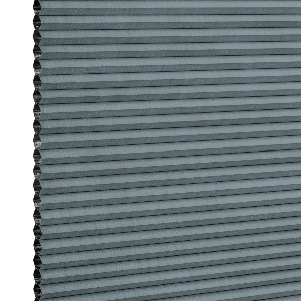 Duette Silk Dim Out Blue Grey Honeycomb blind