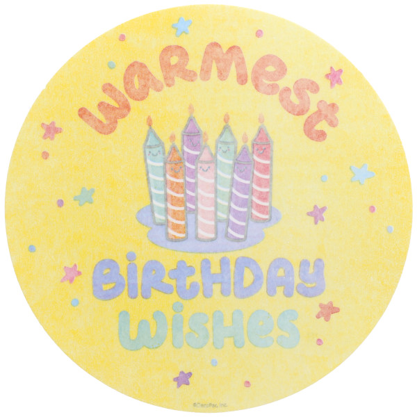 Warmest Birthday Wishes Sugar Paper