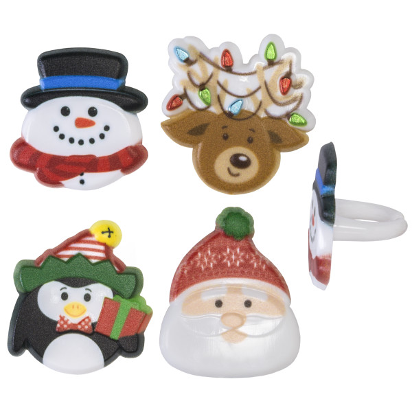 Holiday Icon Cupcake Rings