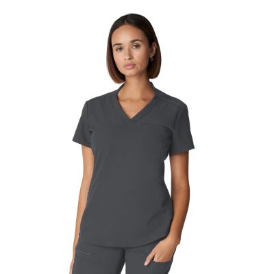 White Cross V-Tess wt110 Women&#8216;s 2-Pocket Breathable Scrub Top - WSL-White Cross