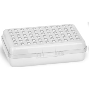 Dots Multipurpose Pencil Case Utility Box, Gray