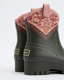 Barbour FARM Rio Thais Ankle Wellingtons Tropical  Print