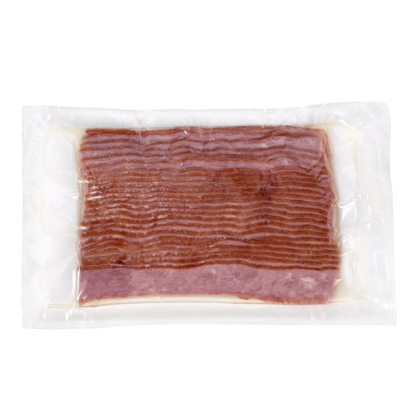 JENNIE-O(r) Hardwood Hickory Smoked Turkey Bacon Fully Cooked . C1CB - Front Center Inner Pack (Hi Res)