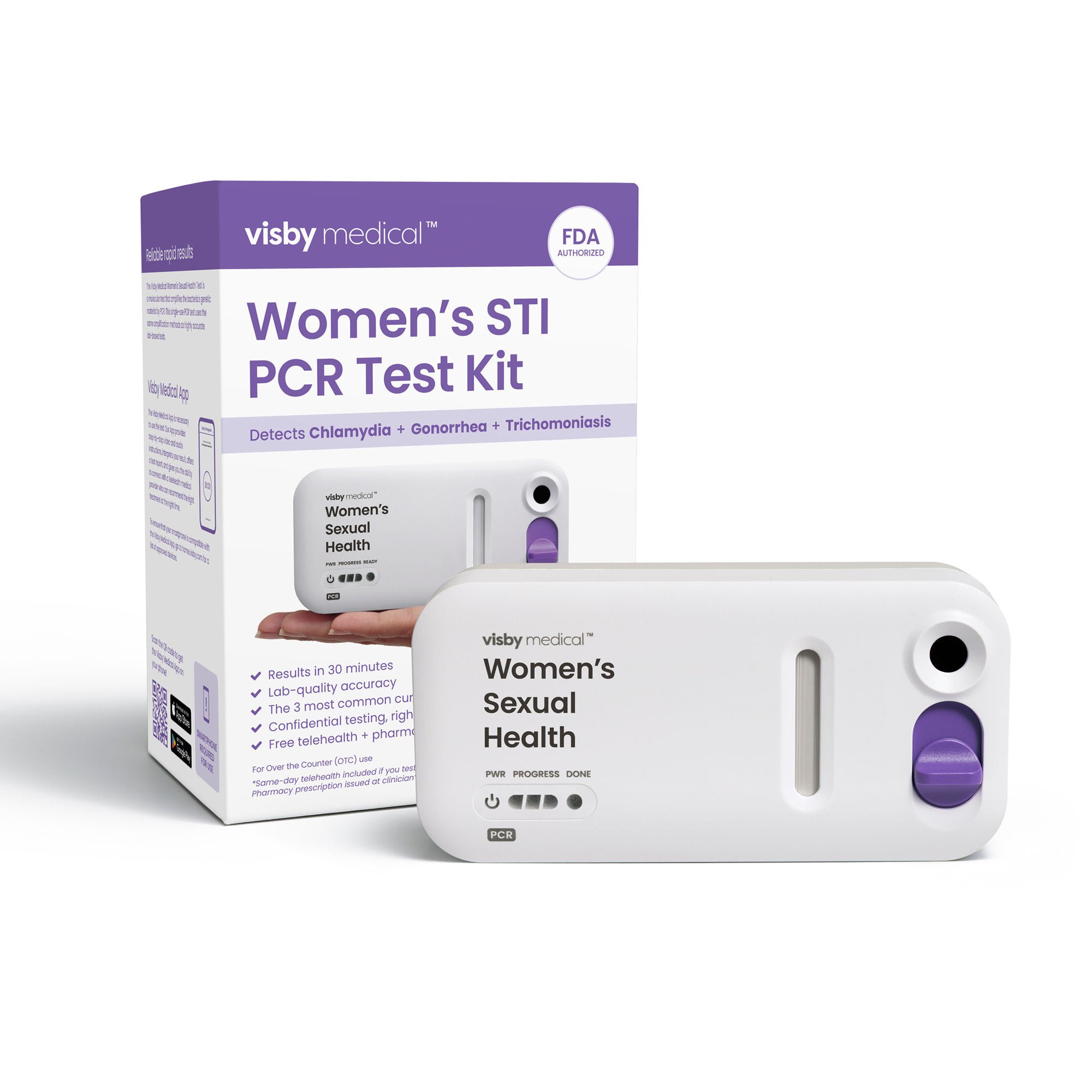 Visby Medical TEST, SEXUAL HEALTH SNGL PK OTC SHIPPER