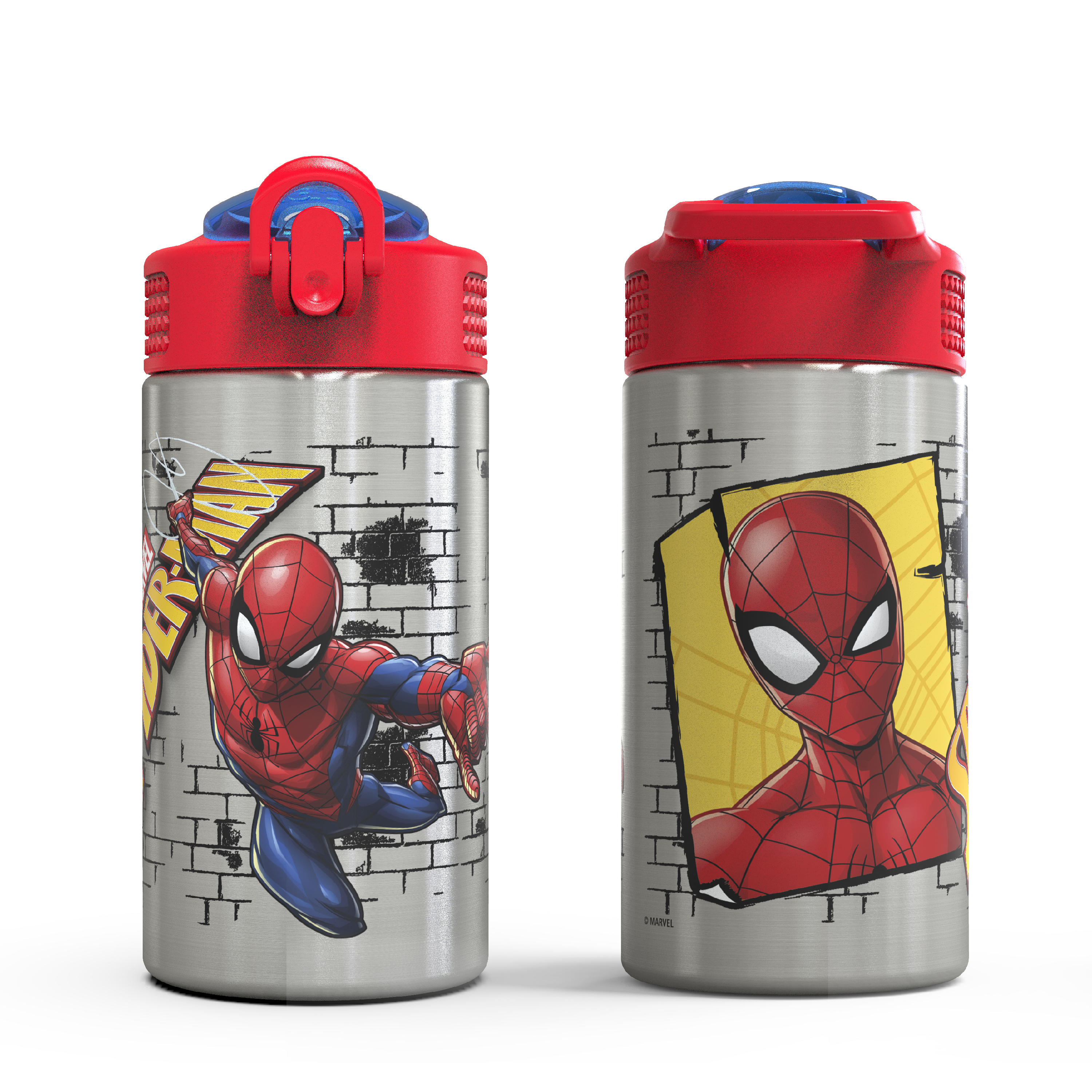 Marvel Comics 15.5 ounce Water Bottle, Classic Spider-Man slideshow image 4