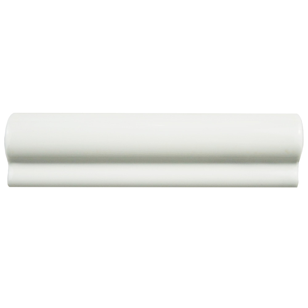 Santorini London Blanco 2 in. x 7-7/8 in. Ceramic Wall Trim