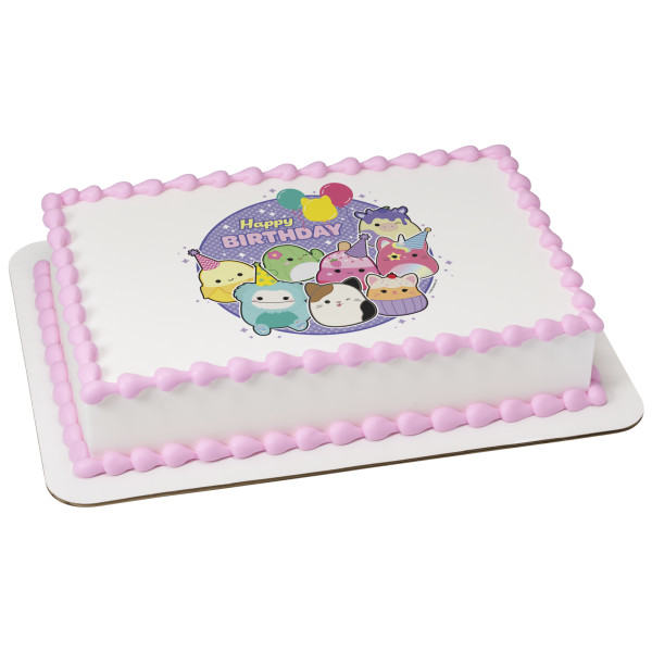 Squishmallows Happy Birthday PhotoCake® Edible Image®