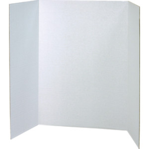 Presentation Board, White, Single Wall, 48" x 36", 1 Board