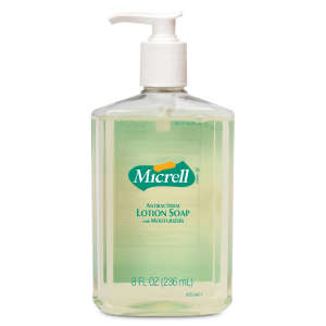 GOJO, MICRELL®, Antibacterial Lotion Soap,  8 oz <em class="search-results-highlight">Bottle</em>