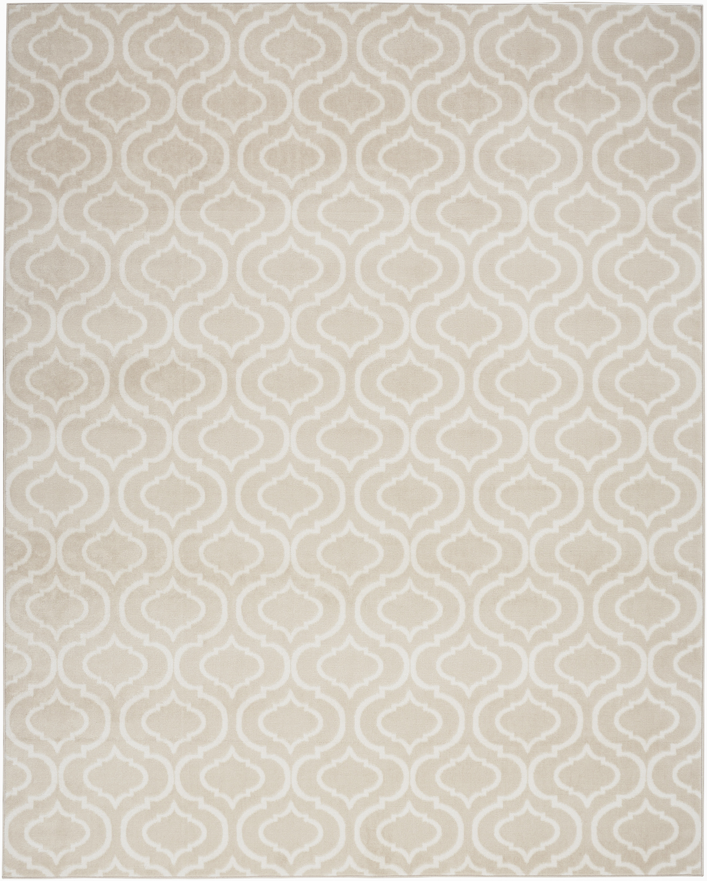 Nourison Jubilant 5'3" x 7'3" Beige Contemporary Indoor Rug