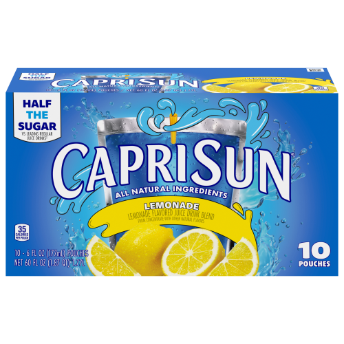 Capri Sun® Lemonade Juice Drink, 10 ct Box, 6 fl oz Pouches Image