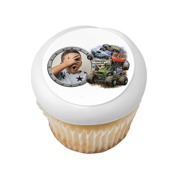 Monster Jam® Crunch Time PhotoCake® Edible Image® Frame