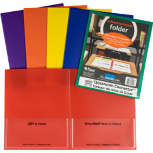 Classroom Connector&trade; School-To-Home Folders, Assorted Colors, Pack of 36