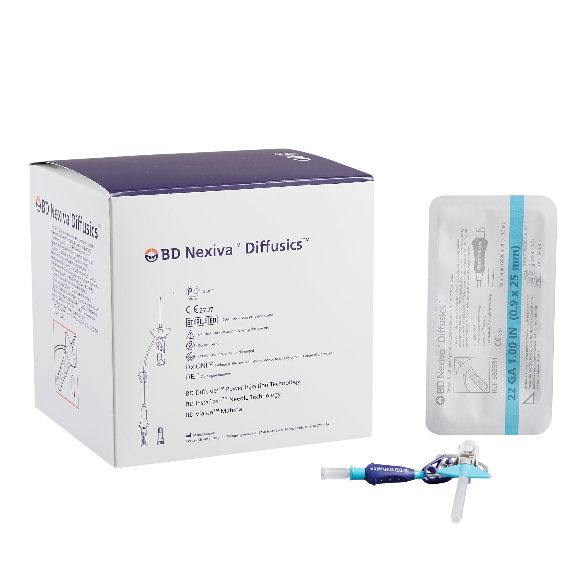 Nexiva™ Diffusics™ Closed IV Catheter