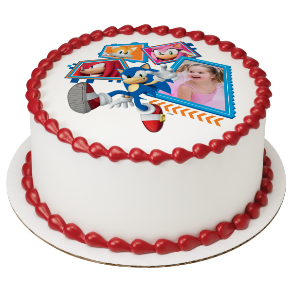 Sonic the Hedgehog™ and Friends PhotoCake® Edible Image® Frame