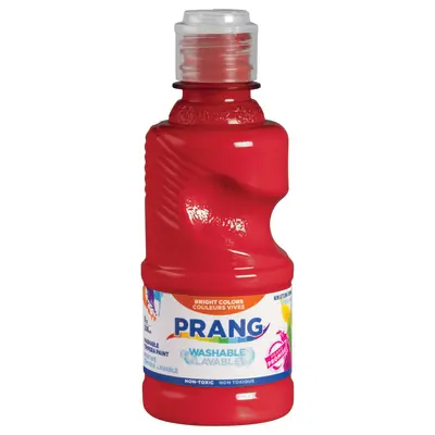 Prang  Washable Tempera Paint, Red, 8 oz