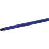 Carlisle, Threaded Plastic Coated Metal Handle, 48", Blue