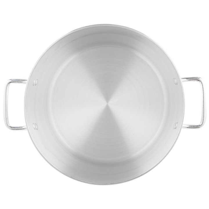 24-quart Arkadia™ aluminum stockpot in natural finish
