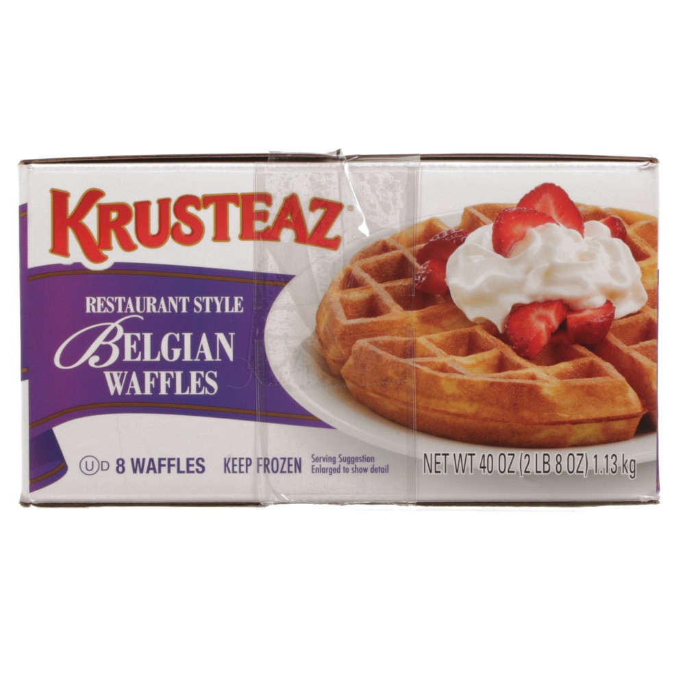 KRUSTEAZ Belgian Waffle 5 oz. / 1/ 8 Ct. Conagra Foodservice