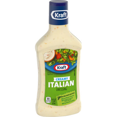 Kraft Creamy Italian Dressing, 16 fl oz Bottle