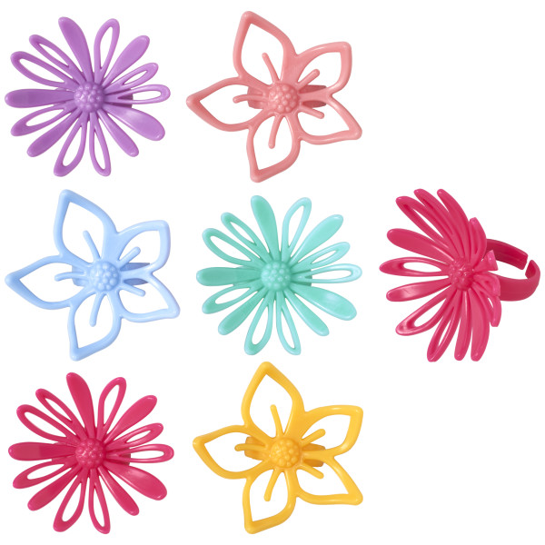Flowers Assortment Cupcake Rings