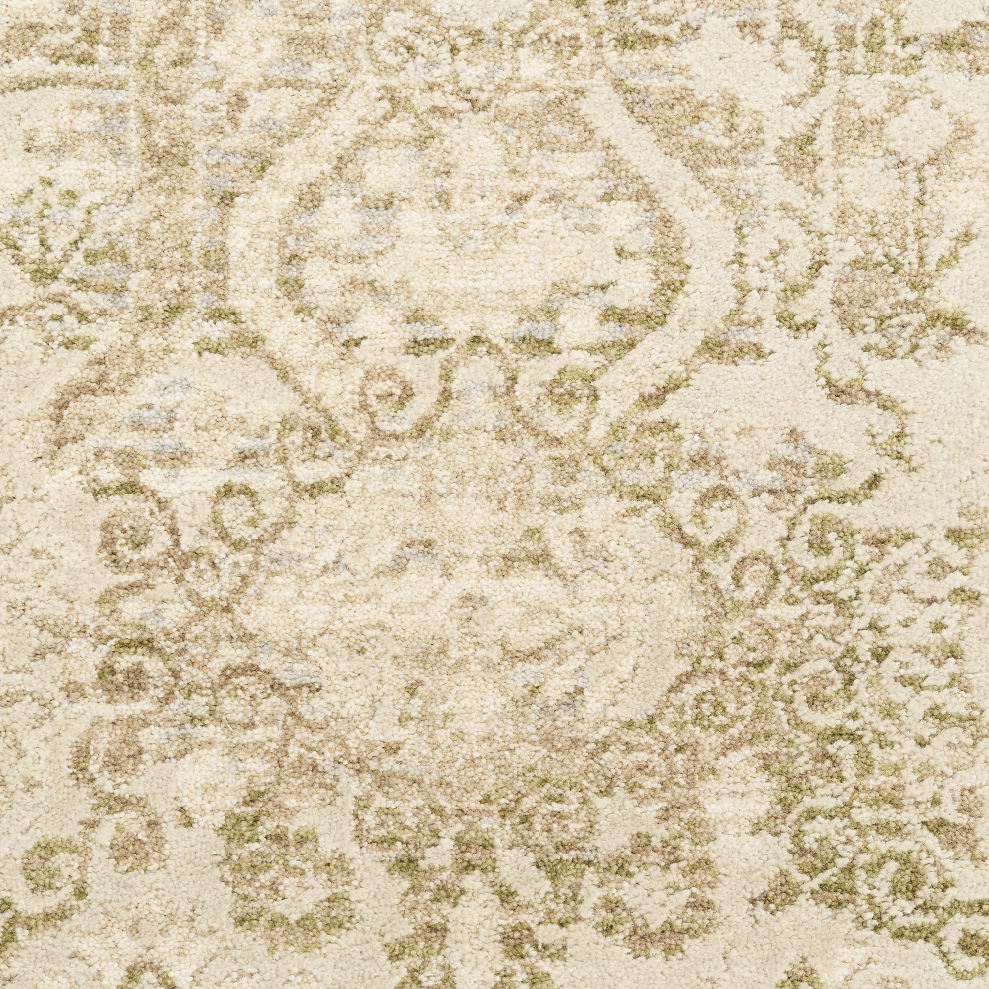 Nourison Sultana 7'10" x 10'2" Beige Green Vintage Indoor Rug